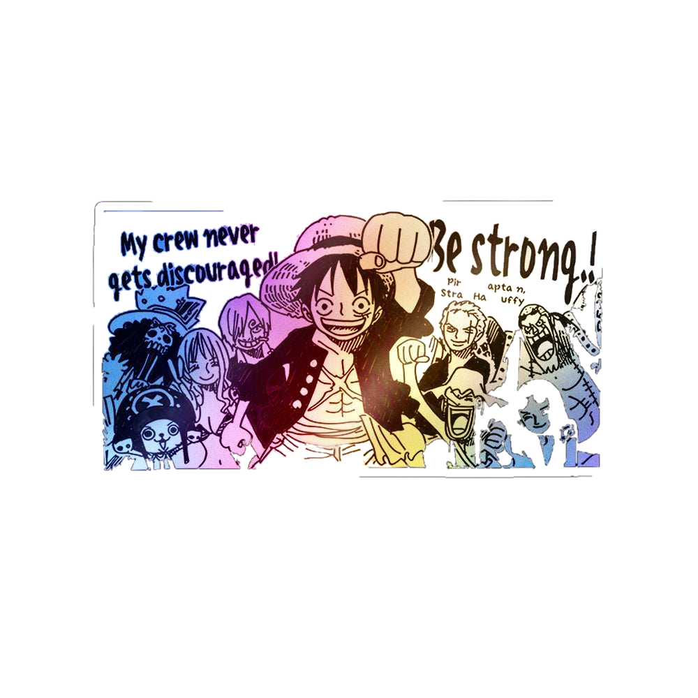 Pirate Crew Anime Holographic Stickers